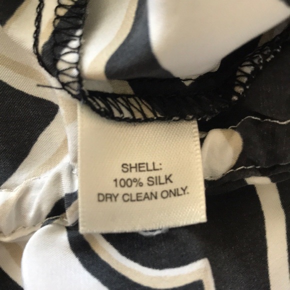 WHBM 100% Silk Tunic Top Blouse Size Small Career Casual Business Date - Picture 7 of 7